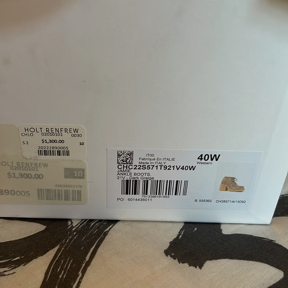 SOLD CHLOE NWT JAMIE Ankle boots size 40 (10) - Picture 2 of 5